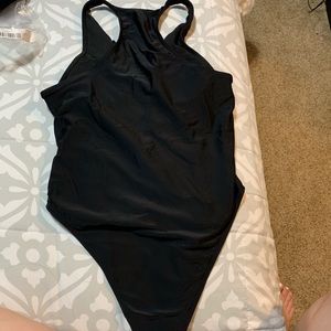 Mesh Swimsuit With Zipper
